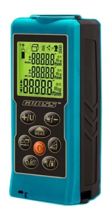 Дальномер лазерный Kompakt 70, от 0,05 до 70 метров, функц. Пифагора, площадь, объем, таймер  GROSS 38001 купить в Ноябрьске