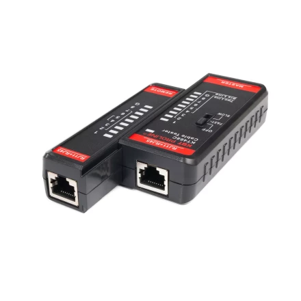 LAN-тестер кабельный КВТ KT 468C для проверки витой пары и телефонного кабеля (88552) купить в Ноябрьске