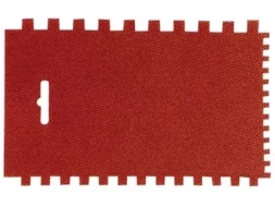 Шпатель пластмассовый малярный 170х115 мм зубчатый MATRIX 86006