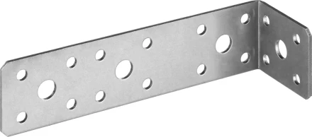 ЗУБР УКА-2.0, 35 x 40 x 140 x 2 мм, цинк, асимметричный крепежный уголок (310156-35) купить в Ноябрьске