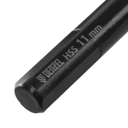 Сверло по металлу, 11 мм, HSS-Tin, Golden Tip, 6 шт. Denzel 717223 купить в Ноябрьске