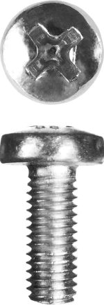Винт ЗУБР &quot;МАСТЕР&quot; DIN 7985, класс прочности 4.8, оцинкованный, M5x12мм, 5кг 303150-05-012 купить в Ноябрьске