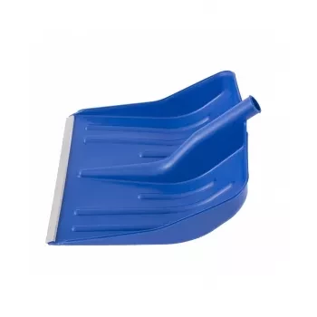 Лопата снеговая синяя 400 х 420 мм без черенка пласт. алюм. окантовка СИБРТЕХ Россия 61618 купить в Ноябрьске