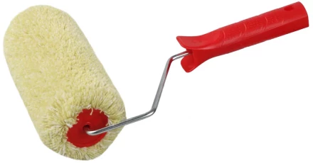 Валик фасадный ЗУБР &quot;ЭКСПЕРТ&quot; УНИВЕРСАЛ СИНТЕКС малярный в сборе, полиакрил, бюгель 8мм, 68х180мм 03502-18 купить в Ноябрьске