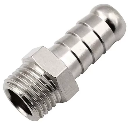 Штуцер наружная резьба 1/2&quot; - ёлка d14 мм купить в Ноябрьске