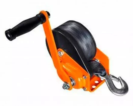 Лебедка ручная барабанная с тормозом Magnus-Profi LRT-800, 800 кг, лента 10 м купить в Ноябрьске