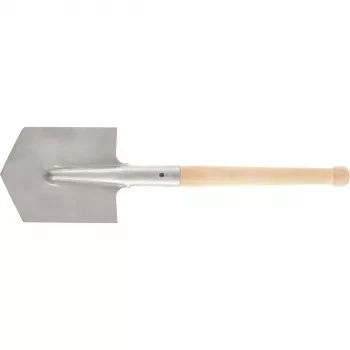 Лопата саперная из нержавеющей стали деревянный черенок СИБРТЕХ 61439 купить в Ноябрьске