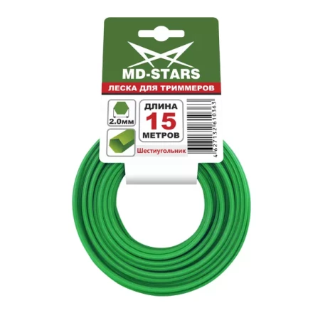 Леска для триммера HEXAGON LINE (шестиугольник) 3.0MMX15M купить в Ноябрьске