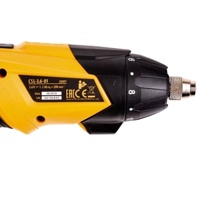 Аккумуляторная отвертка CSL-3,6-01 Denzel 26001 купить в Ноябрьске