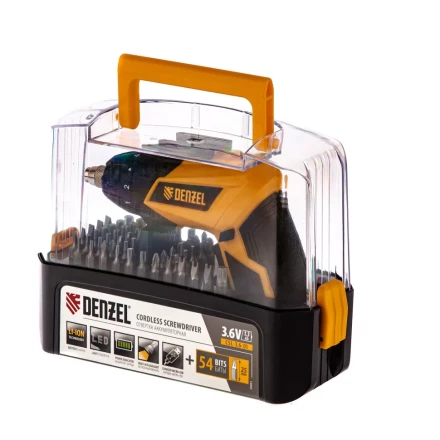 Аккумуляторная отвертка CSL-3,6-01 Denzel 26001 купить в Ноябрьске