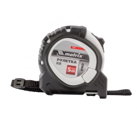 Рулетка Neon 5 м x 25 мм обрезиненный корпус 3 фиксации Pro Matrix 32592 купить в Ноябрьске
