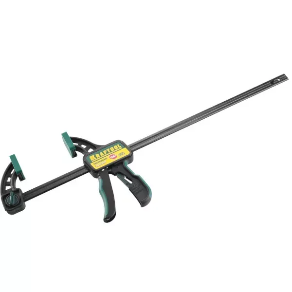 Струбцина "EcoKraft" ручная пистолетная, KRAFTOOL 32226-60, пластиковый корпус, 600/800мм, 150кгс 32226-60 купить в Ноябрьске
