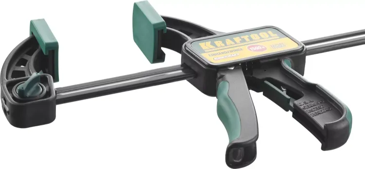 Струбцина "EcoKraft" ручная пистолетная, KRAFTOOL 32226-60, пластиковый корпус, 600/800мм, 150кгс 32226-60 купить в Ноябрьске