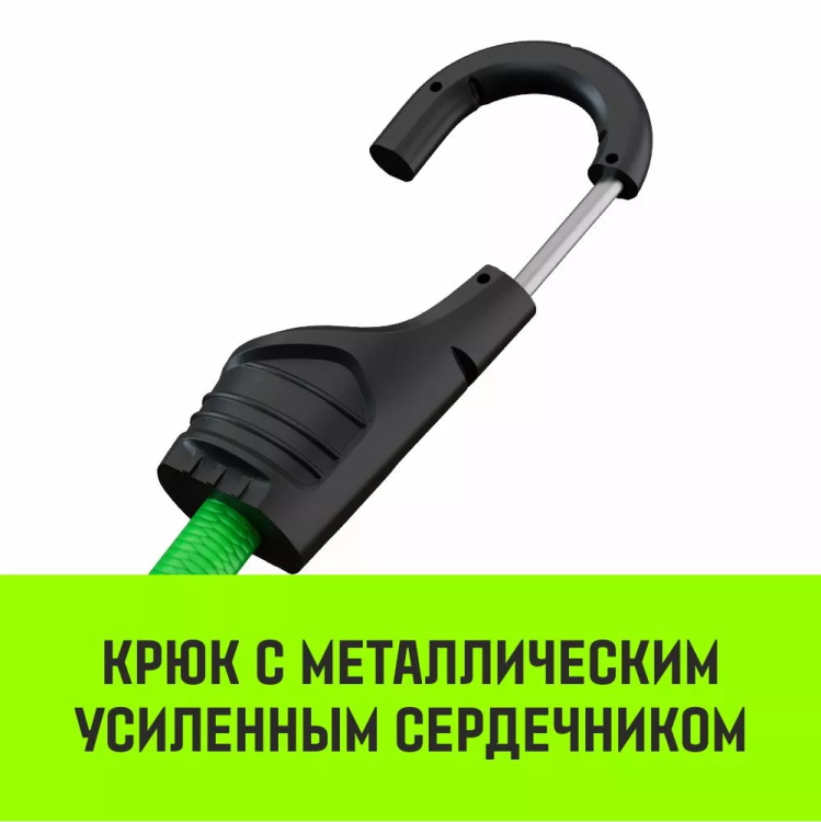 Стяжка эластичная с крючками для багажа HITCH REGULAR 60см комплект 2 шт (SZ087654) купить в Ноябрьске