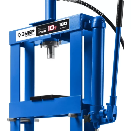 ЗУБР ПГН-10, 10 т, гидравлический пресс с гидронасосом и манометром, Профессионал (43072-10) купить в Ноябрьске