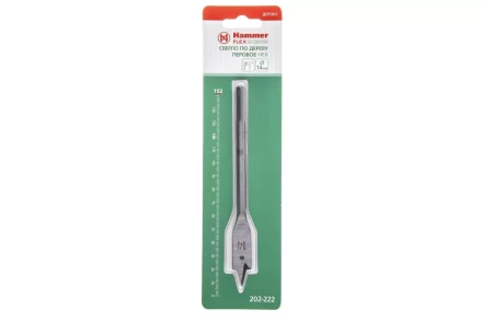 Сверло по дереву HAMMER Ф14х152мм (DR WD SP 14мм*152мм) купить в Ноябрьске