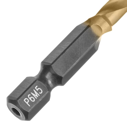 Сверло-метчик М6 х 1,0 мм, Р6М5// Denzel 76722 купить в Ноябрьске