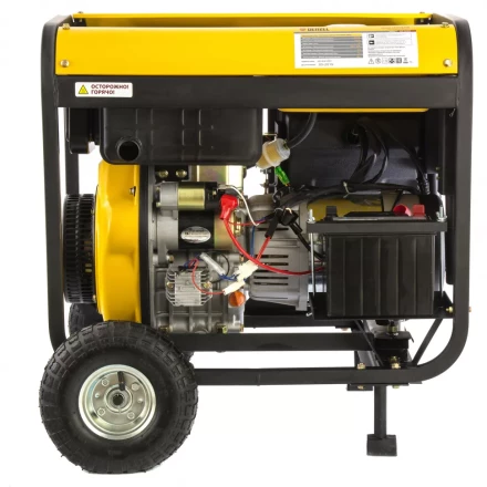 Генератор дизельный DENZEL DD6300Е электростартер 94657 купить в Ноябрьске