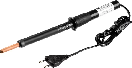 Электропаяльник с пластиковой рукояткой, 100Вт 55401-100 купить в Ноябрьске