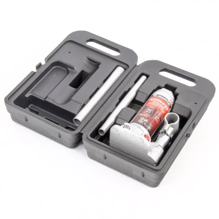 Домкрат гидравлический бутылочный 2 т h подъема 181–345 мм в пластиковом кейсе  MATRIX MASTER 50750 купить в Ноябрьске