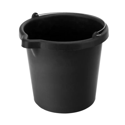 Ведро строительное пластмассовое, 12 л, высокопрочное с носиком Сибртех 81478 купить в Ноябрьске