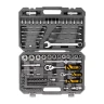 Набор инструментов Denzel, 1/2", 1/4", CrV, S2, пластиковый кейс, 82 предмета 15809 купить в Ноябрьске