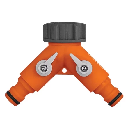 Распределитель пластиковый 2-х канальный  G 3/4&quot;  Кратон 5 01 04 057 купить в Ноябрьске