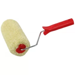 Валик фасадный ЗУБР &quot;ЭКСПЕРТ&quot; УНИВЕРСАЛ СИНТЕКС малярный в сборе, полиакрил, бюгель 8мм, 68х250мм 03502-25