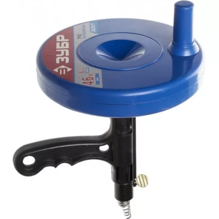 Трос ЗУБР &quot;ЭКСПЕРТ&quot; сантехнический в пластиковом корпусе длина 4,6 м, диаметр 6 мм 51907-05 купить в Ноябрьске