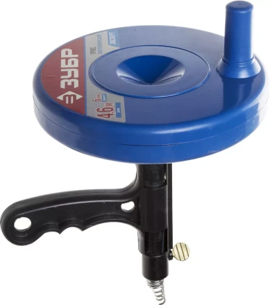 Трос ЗУБР &quot;ЭКСПЕРТ&quot; сантехнический в пластиковом корпусе длина 4,6 м, диаметр 6 мм 51907-05 купить в Ноябрьске