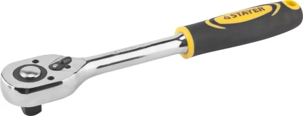 Трещотка для торцовых головок STAYER &quot;PROFI&quot;, Сr-V сталь, 45 зубцов, 1/2&quot; 27786-1/2 купить в Ноябрьске