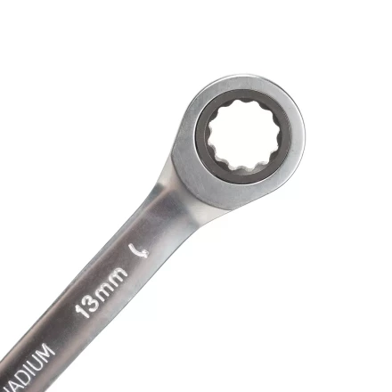 Набор гаечных комбинированных трещоточных ключей КВТ НТК-8 (8–19 мм), 8 шт. (91949) купить в Ноябрьске