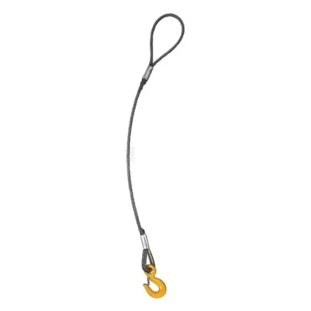 Строп канатный одноветвевой 1СК 2.5 т L=4 м с кч din 3.0 т опрессовка купить в Ноябрьске