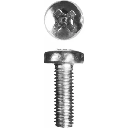 Винт ЗУБР &quot;МАСТЕР&quot; DIN 7985, класс прочности 4.8, оцинкованный, M5x20мм, 5кг 303150-05-020 купить в Ноябрьске