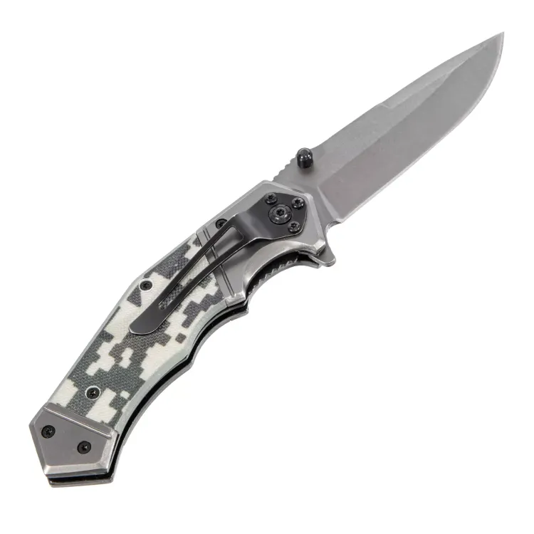 Нож складной Denzel 79209, многоцелевой, системы Liner-Lock, с накладкой G10 на эргономичной рукоятке купить в Ноябрьске