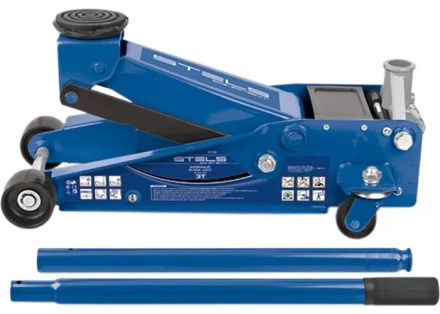 Домкрат гидравлический подкатной быстрый подъем 3т QUICK LIFT 130-465 мм проф STELS 51133 купить в Ноябрьске