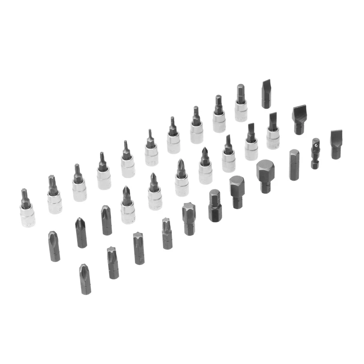 Набор инструментов Denzel 15813, 1/2", 1/4", CrV, S2, пластиковый кейс, 94 предмета купить в Ноябрьске
