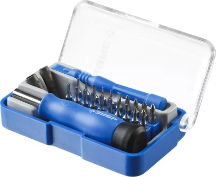 Набор ЗУБР &quot;ПРОФЕССИОНАЛ&quot;: Отвертки  для точных работ, 24предм 25648-H24 купить в Ноябрьске