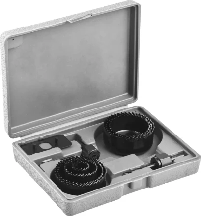 Набор STAYER &quot;MASTER&quot;: Коронки по дереву кольцевые, d=22, 41, 54, 57, 60, 64, 67мм, 7шт 29600-H7 купить в Ноябрьске