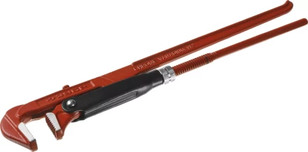 Ключ трубный ЗУБР &quot;МАСТЕР&quot; рычажный, прямые губки, цельнокованный, № 2, 1.5&quot; 27314-2 купить в Ноябрьске