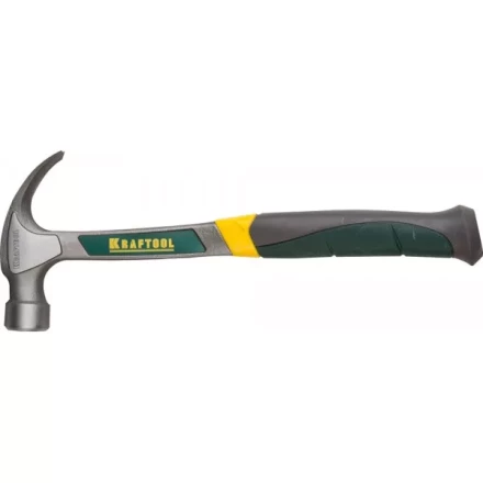 Молоток-гвоздодер, KRAFTOOL 20270, цельнометаллический, 560г 20270 купить в Ноябрьске