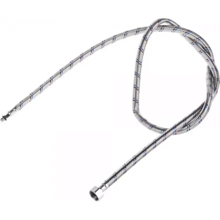 Подводка гибкая STAYER для воды к смесителям, оплетка из нерж стали, укороченная, г/ш 1/2&quot; - 1,5м 51016-150 купить в Ноябрьске