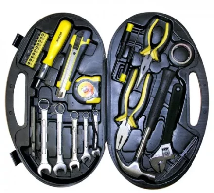 Набор инструмента 28 предметов пластиковый кейс 57052 купить в Ноябрьске