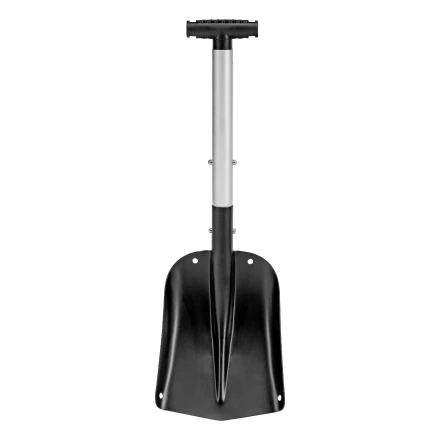 Лопата автомобильная, алюминиевая, 212х280х650-815 мм, телескопический черенок // Denzel 61726 купить в Ноябрьске