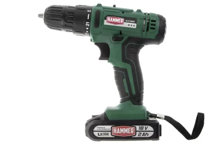Дрель аккумуляторная HAMMER ACD18BS купить в Ноябрьске