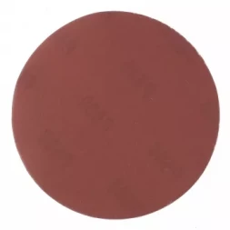 Круг абразивный на ворсовой подложке под липучку P 600 125 мм 10 штук MATRIX 73876