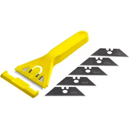 Набор STAYER &quot;STANDARD&quot;: Скребок пластмассовый с 5 лезвиями, 50мм 0851-H6_z01 купить в Ноябрьске