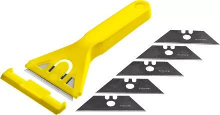 Набор STAYER &quot;STANDARD&quot;: Скребок пластмассовый с 5 лезвиями, 50мм 0851-H6_z01 купить в Ноябрьске