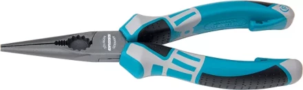 Длинногубцы прямые 170 мм  трехкомпонентные рукоятки GROSS 17170 купить в Ноябрьске