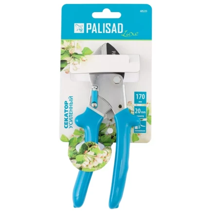 Секатор с наковальней Palisad, 170 мм, усиленный, рукоятки в ПВХ-оболочке, Luxe 605235 купить в Ноябрьске